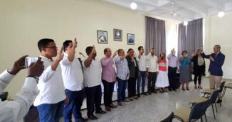 Federico Reinoso juramenta voceros del Gobierno en Samaná