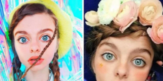 La modelo ucraniana con los ojos más grandes del mundo