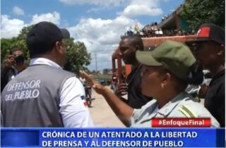 Coronela que agredió a la prensa en Canódromo dice ser «una víctima»