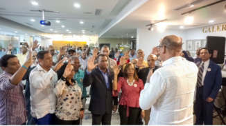 Deligne Asencion juramenta movimiento en apoyo a Luis Abinader