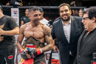 “La Máquina” Sojo retiene su título de 155 libras de la MMA