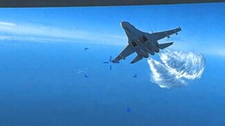 EEUU: Publica imágenes del derribo de su dron en el Mar Negro