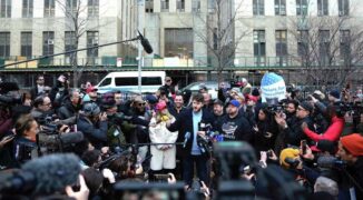 NY: Mínima reacción seguidores Trump tras su llamado a protesta