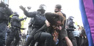 ALEMANIA: Protesta de la extrema izquierda