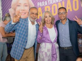 PLD presenta a Fiordaliza Pichardo como su candidata a la alcaldía de Bonao