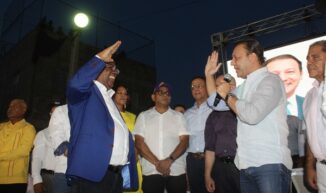 Abel juramenta Alberto Sánchez candidato alcaldía Santiago Oeste