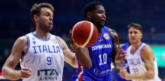RD vence a Italia y es líder grupo A del Mundial de Baloncesto FIBA
