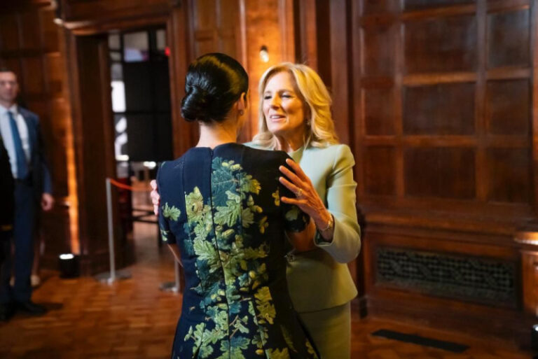 Raquel Arbaje se reúne con su homóloga de Estados Unidos Jill Biden