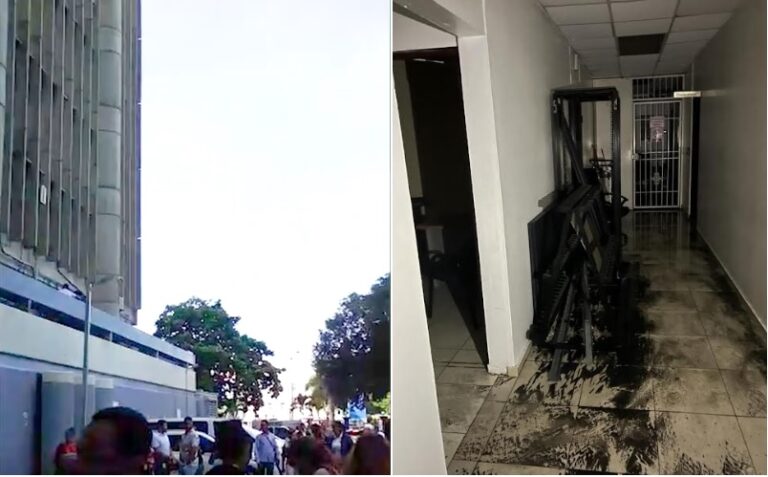 Fuego en Interior y Policía dañó valioso equipo equipo informático