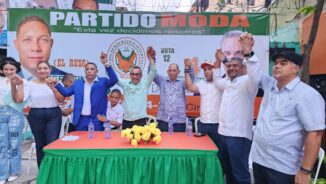 Partido MODA proclama a Milton Saldaña  candidato a diputado DN y regidores