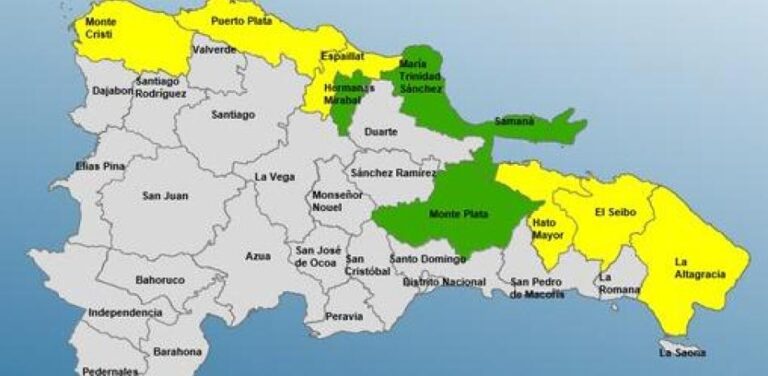 Emiten alerta contra inundaciones en 10 provincias; intensas lluvias