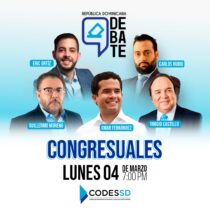CODESSD anuncia debate entre candidatos a senadores del D.N. este lunes 4