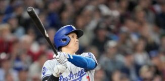 Shohei Ohtani dispara tres dobletes en el éxito de los Dodgers