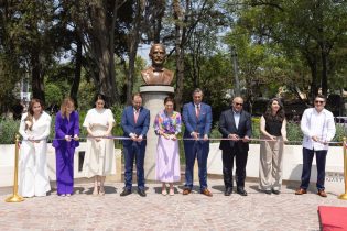 Embajada de RD en México inaugura el jardín y monumento a Juan Pablo Duarte