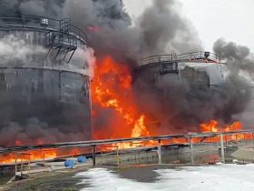 RUSIA: Ucrania bombardea depósito de petróleo en región de Sarátov