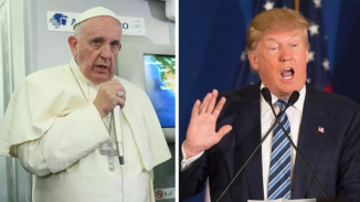 EL VATICANO: Papa tilda de «una vergüenza” plan Trump contra inmigrantes