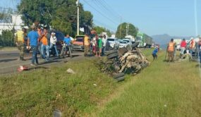 IDOPPRIL ofrece apoyo a familiares afectados por accidente en autopista Duarte