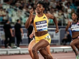 Velocista dominicana Marileidy Paulino llega tercero Slam Track