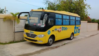 Autobuses TRAE llevan más de una semana varados