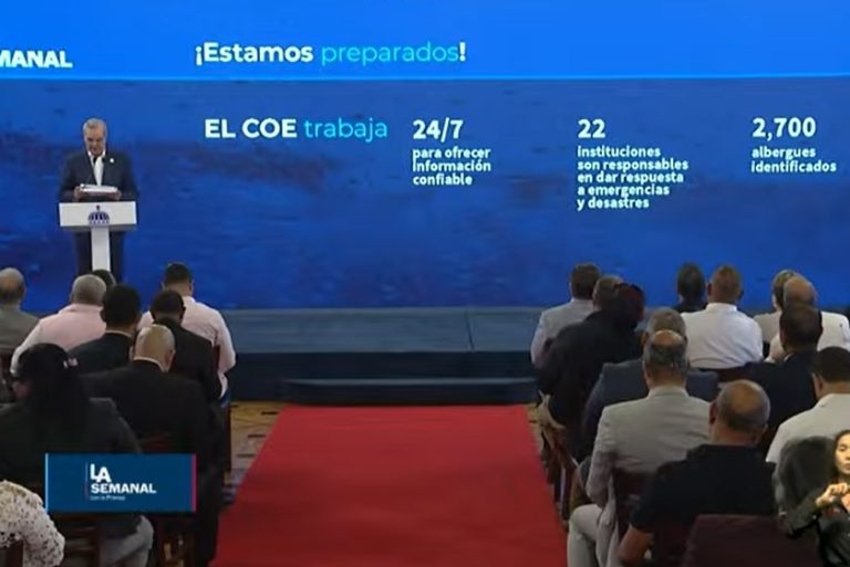 Abinader dice la RD preparada ante eventos atmosféricos 2025