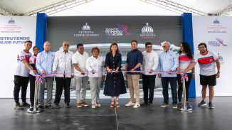 La vicepresidenta Raquel Peña entrega campo de tiro con arco