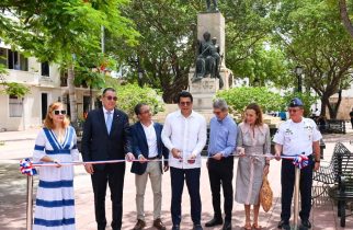Turismo reinaugura el parque Duarte y reabre calle Mercedes