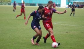 Selección femenina de mayores vence a Islas Caimán en fútbol