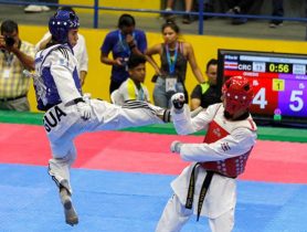 Bernardo, Jaime y Cristofer Pie se alzan con oro en taekwondo