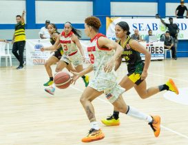 Águilas de Guachupita a un triunfo título basket femenino