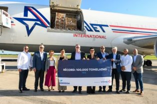 Aeropuerto Las Ampericas supera 100,000 toneladas carga