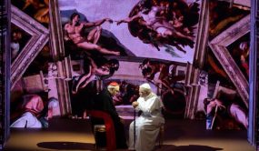 Ponen en escena en el Teatro Nacional obra Habemus Papa