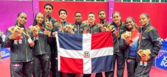 Mejores atletas en la categoría superior en nacional tenis mesa