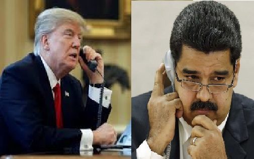 EEUU: Trump habló con Maduro, pero conversación “no fue fructífera”