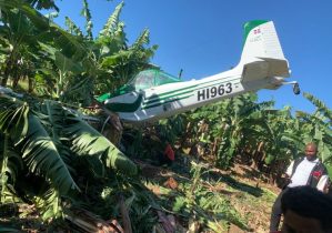 Autoridades investigan accidente de avioneta en Hatillo Palma Monte Cristi