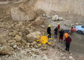 Dos fallecidos y otro lesionado de gravedad en derrumbe mina en Sosua