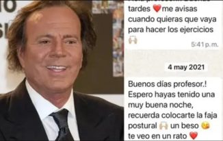 Julio Iglesias publica mensajes WhatsApp de sus ex empleadas