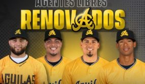 Águilas renueva contrato Reyes, Fernández, Mejía y González