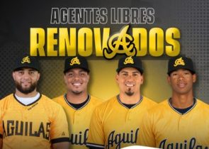 Águilas renueva contrato Reyes, Fernández, Mejía y González