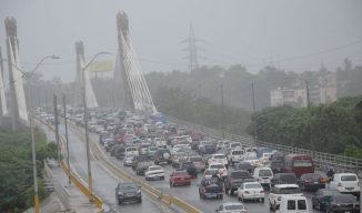 Frente frío sacude a la RD con lluvias y ráfagas de viento