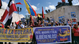 Grupo SD marcha exigiendo a EEUU liberación de Maduro