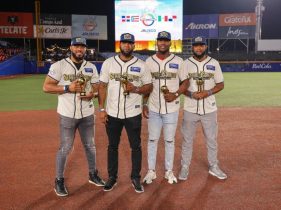 Lake, Brito, Franchy y Cordero en equipo ideal Serie del Caribe