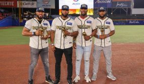 Lake, Brito, Franchy y Cordero en equipo ideal Serie del Caribe