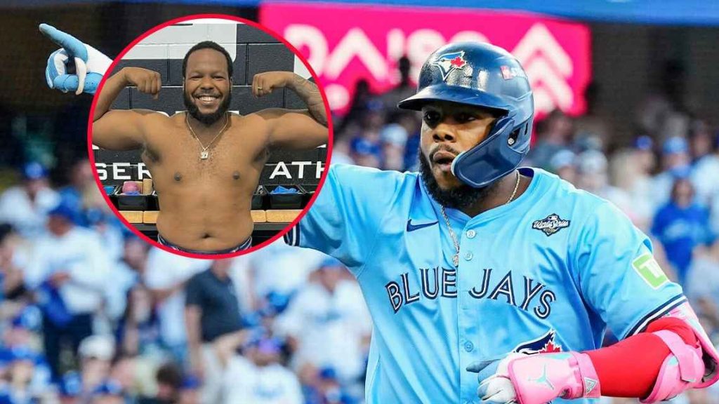 Vladimir Guerrero Jr. presume mejora física en temporada baja