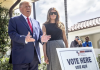 Trump y su esposa votan de manera anticipada en Palm Beach